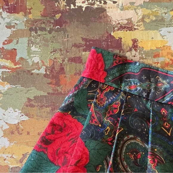 VINTAGE WORTHINGTON - Pleated Floral Skirt - Picture 2 of 9